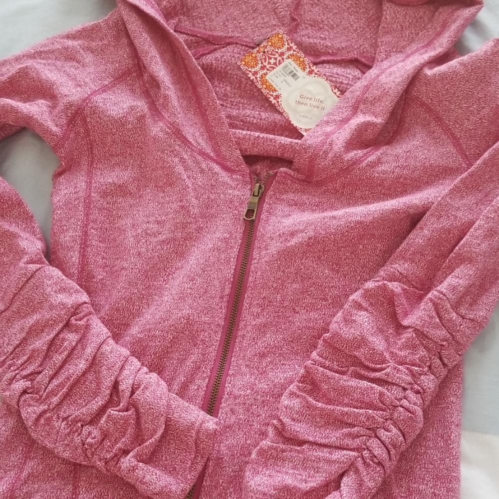 NWT Zip-up Hooded Sweatshirt